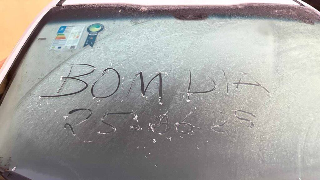 Frio persiste e geada volta a atingir Ivaiporã e região