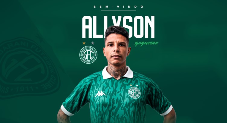Guarani anuncia Allyson e Mirandinha e chega a nove contratações na janela
