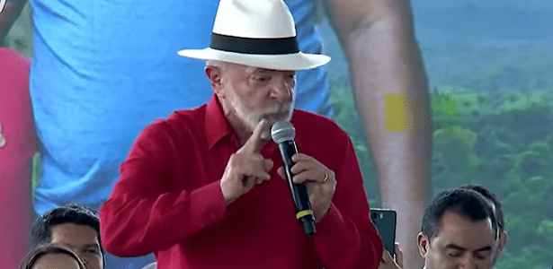 Lula fala em evento no Tocantins