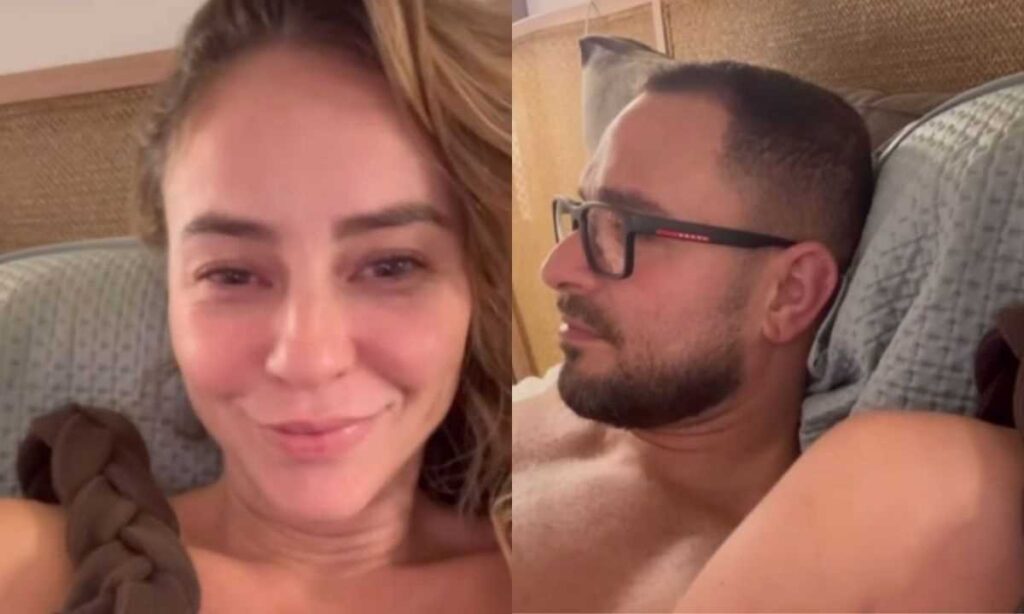Diogo Nogueira aparece 'hipnotizado' ao assistir Paolla Oliveira em 'Vale Tudo'
