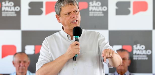 O governador de São Paulo, Tarcísio de Freitas (Republicanos), é aliado do ex-presidente Jair Bolsonaro