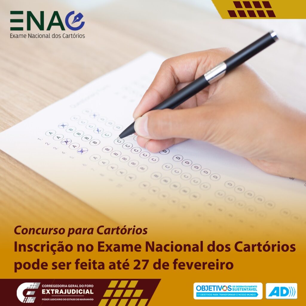 Publicado o edital do 2º Exame Nacional dos Cartórios