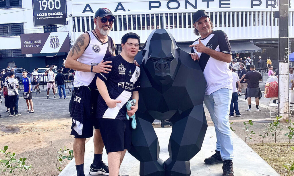 GorillaZ: nova atração do estádio Moisés Lucarelli celebra a mascote da Ponte Preta