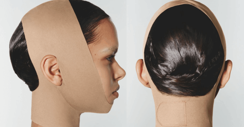 Cinta facial: o acessório polêmico de Kim Kardashian funciona?
