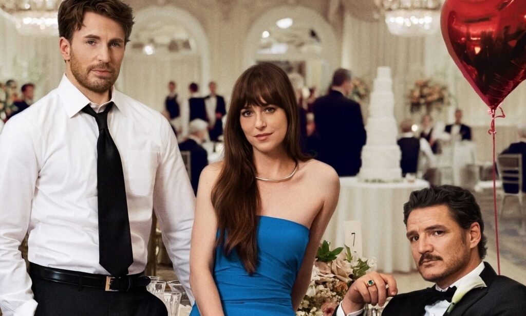 Com Pedro Pascal e Dakota Johnson, “Amores Materialistas” relembra as comédias românticas dos anos 2000