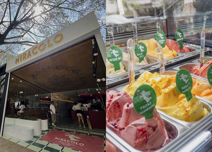 Miracolo inaugura flagship em SP com 36 sabores de gelato artesanal italiano e exposições de arte exclusivas
