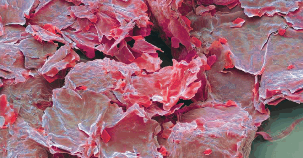 Zoom: folhas secas