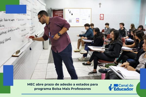 Professor em sala de aula