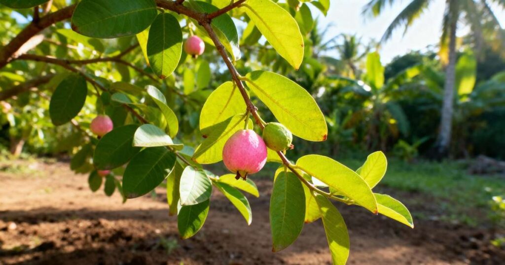 Produz frutos muito doces e floresce várias vezes por ano