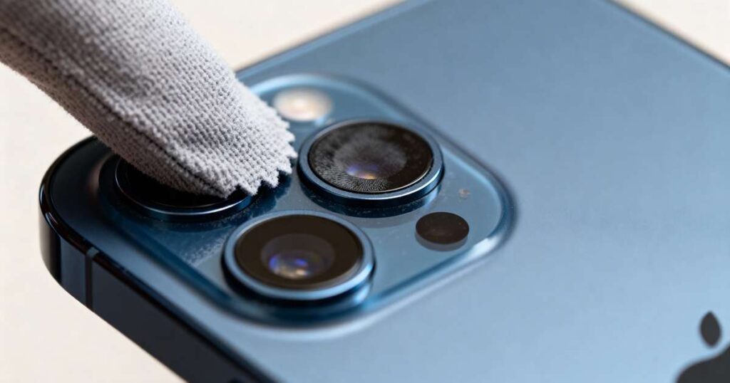 Limpar a câmera do celular com esse pano baratinho deixa as fotos muito mais nítidas