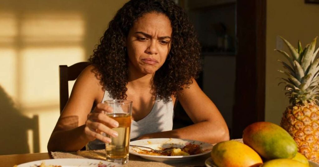 O erro que você comete depois de comer demais e piora tudo