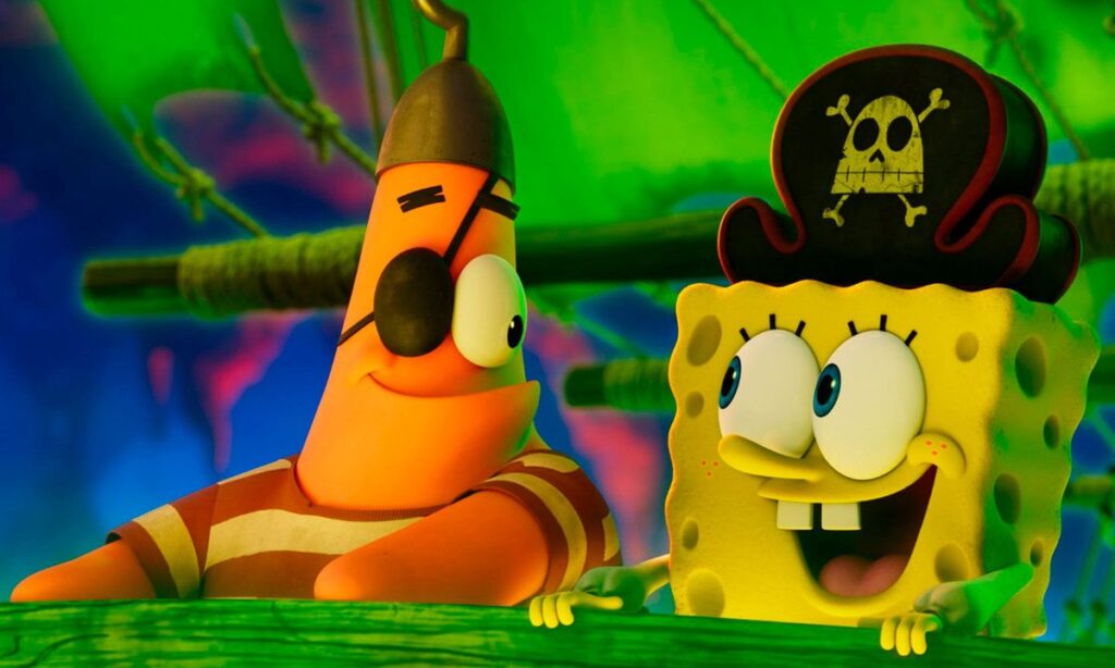 Aventura pirata no fundo do mar! Estreia do filme “Bob Esponja: Em Busca da Calça Quadrada” nos cinemas