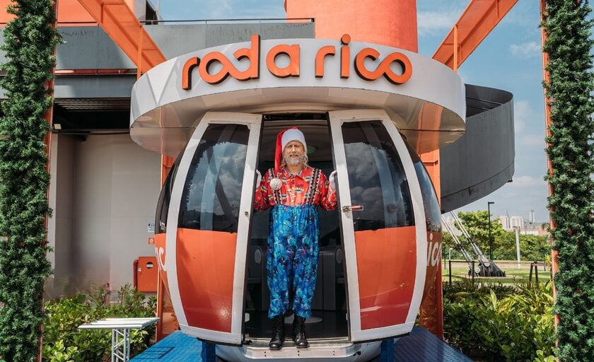 Roda Rico celebra três anos com música, esporte e visita do Papai Noel em programação especial
