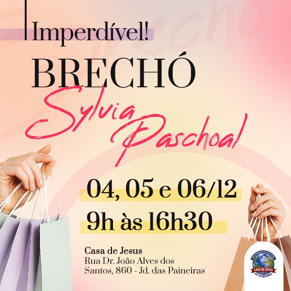 Brechó Sylvia Paschoal começa a partir de quinta com renda para obras assistenciais