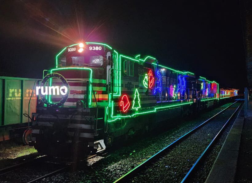 Natal: Trem Iluminado passará por Campinas no dia 20 de dezembro