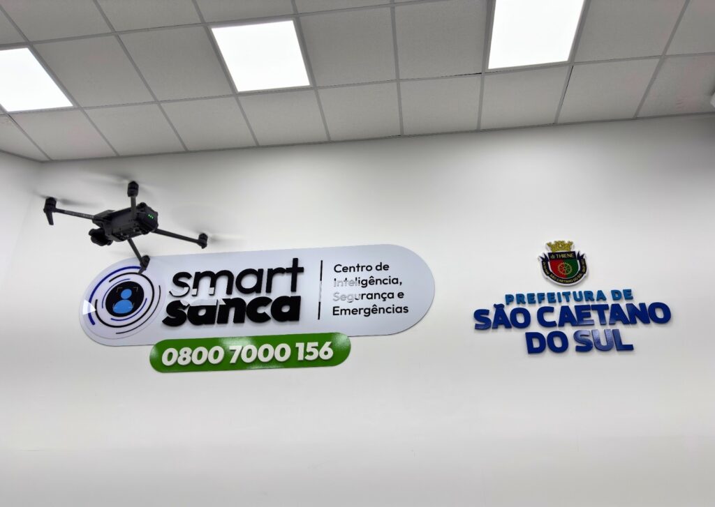 Prefeitura de São Caetano integra drone do Consórcio Intermunicipal ao sistema Smart Sanca