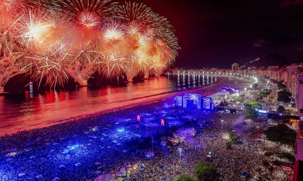 Rio ganha título de maior réveillon do mundo, segundo o Guinness book
