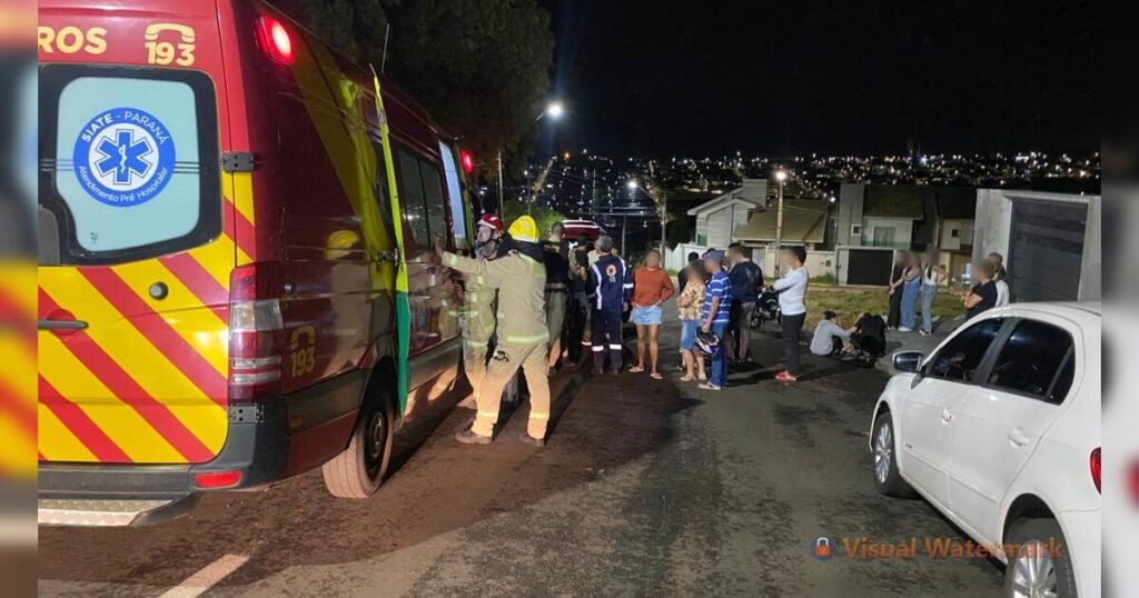 Acidente envolve 4 carros e deixa grávida de 22 anos ferida em Apucarana