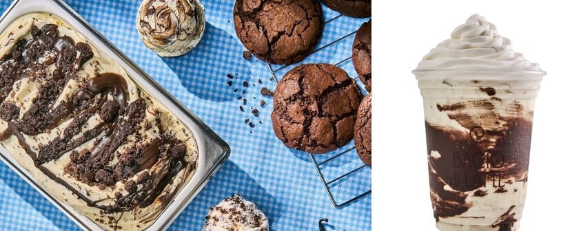 Bacio di Latte lança novo gelato Cookies & Cream Crumble nas lojas a partir de março