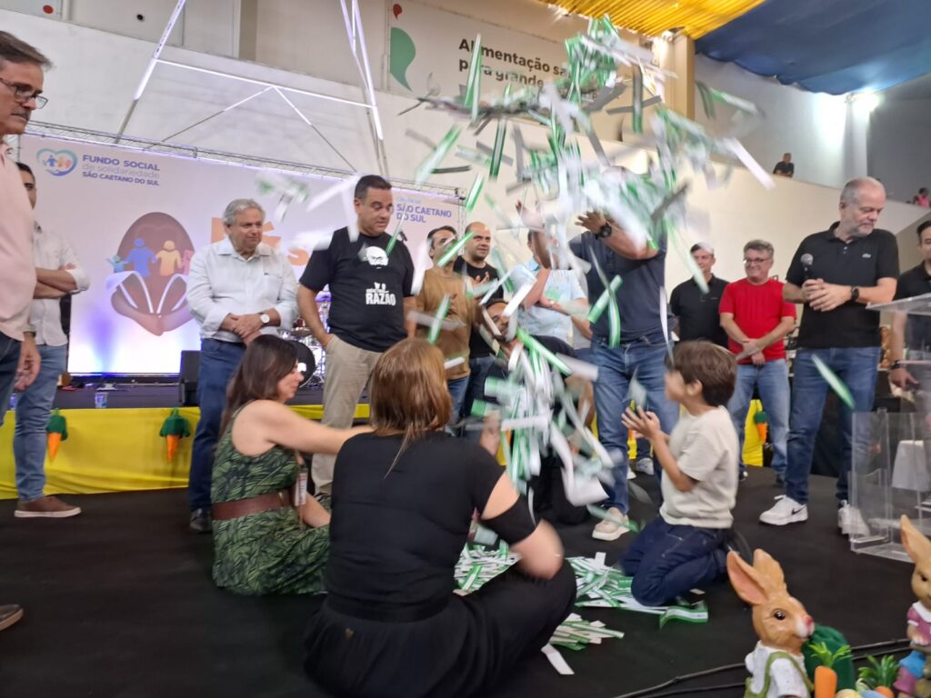 Páscoa da Família de SCS beneficia 6.800 famílias com kits, ovos de chocolate e sorteios de prêmios