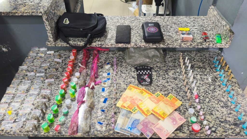 GCM de Diadema apreende maconha e pedras de crack durante ação no Inamar