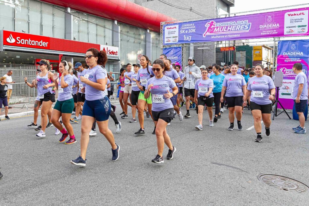 Diadema recebe 2ª Corrida Das Mulheres neste domingo (29/3)