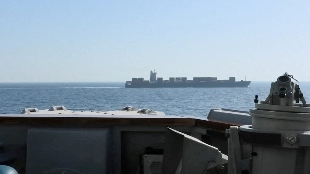 Navio apreendido provavelmente transportava itens de uso duplo, dizem fontes