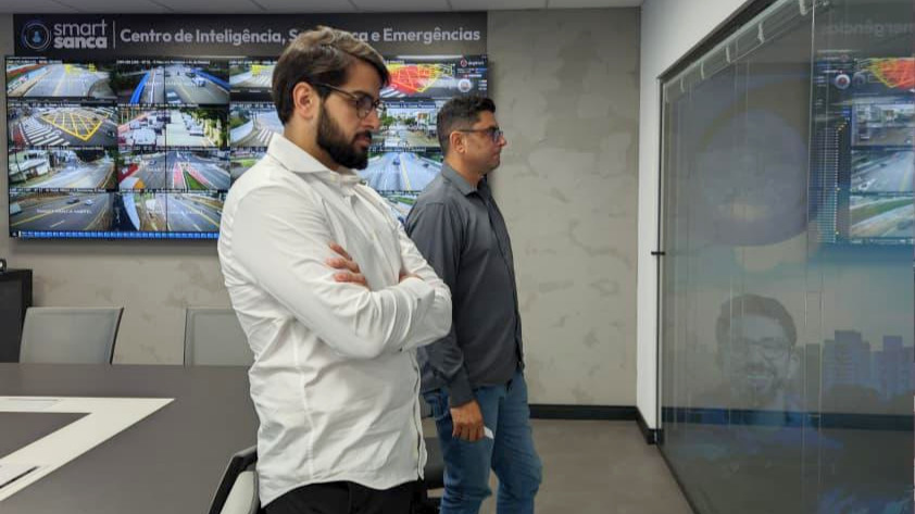 Smart Sanca recebe visita de representante do Governo do Pará e apresenta modelo de segurança integrada