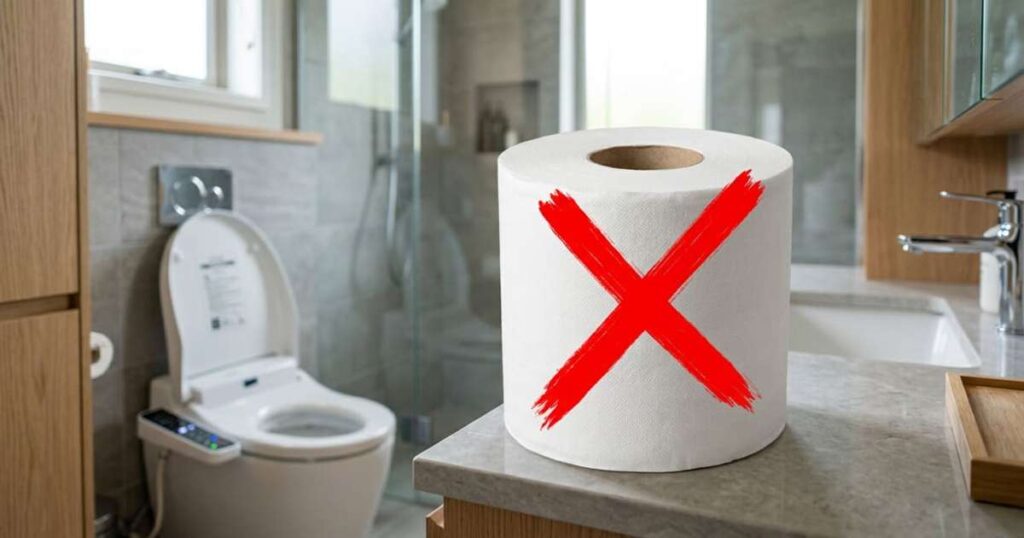 o que substituirá o papel higiênico nos lares?