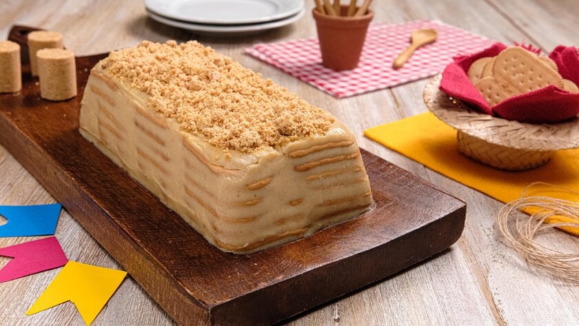 Receita de Pavê de Paçoca é perfeita para entrar no clima das festas juninas