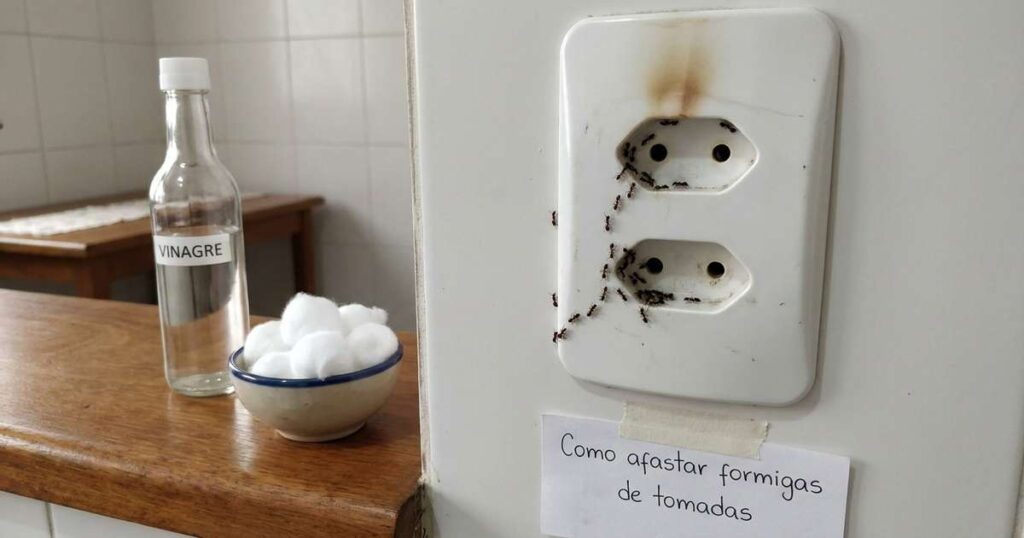 Por que as formigas invadem as tomadas? Veja dicas seguras e eficazes para espantá-las definitivamente