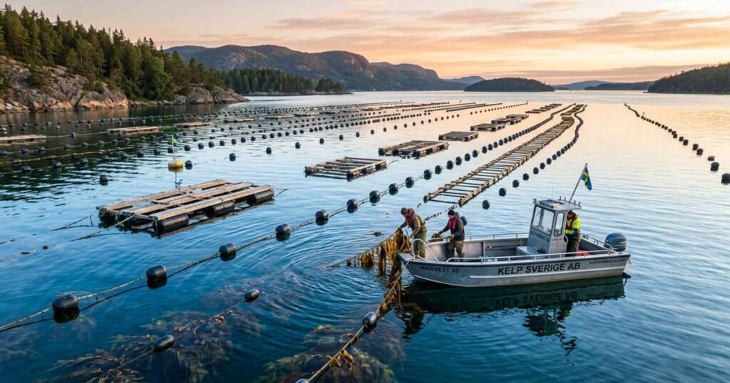 a Suécia já produz suas próprias macroalgas no mar em larga escala
