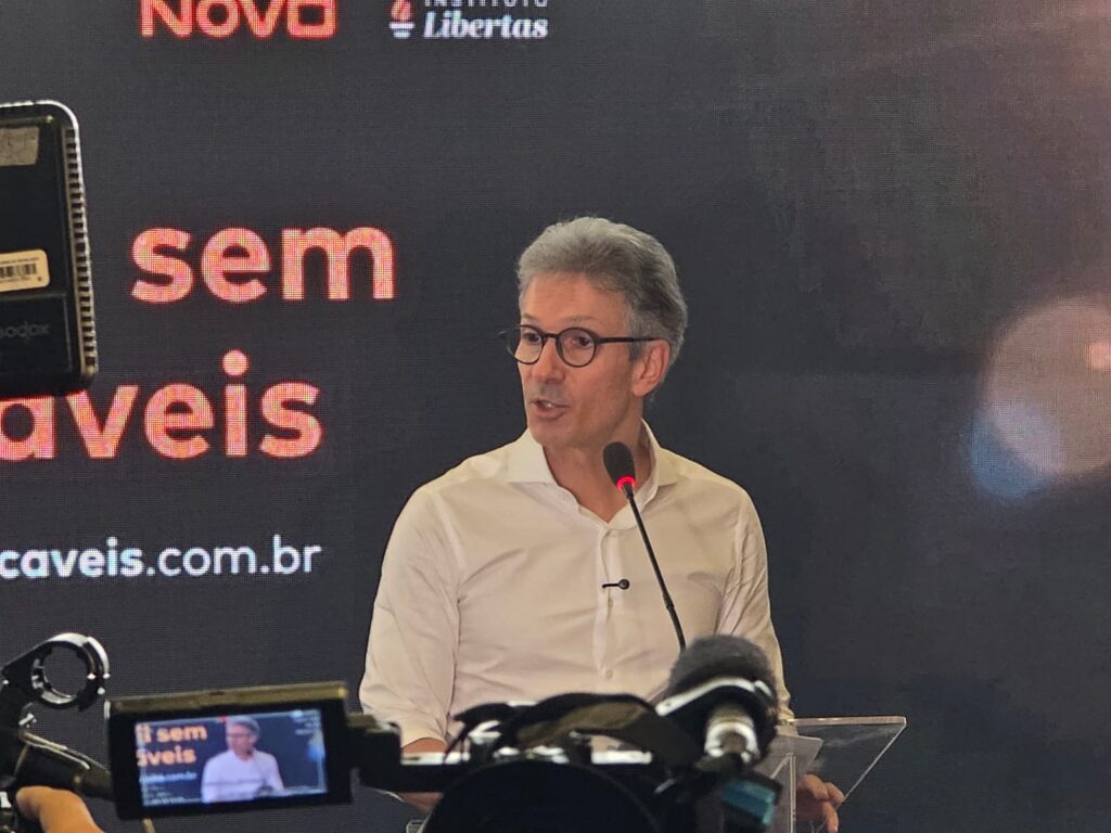 Zema não descarta união com Caiado para viabilizar outro nome da direita no 1º turno
