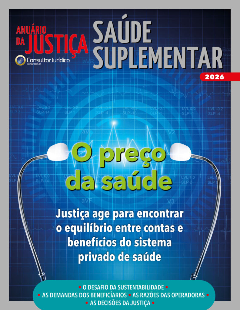 CAPA - ANUÁRIO DA JUSTIÇA SAÚDE SUPLEMENTAR 2026
