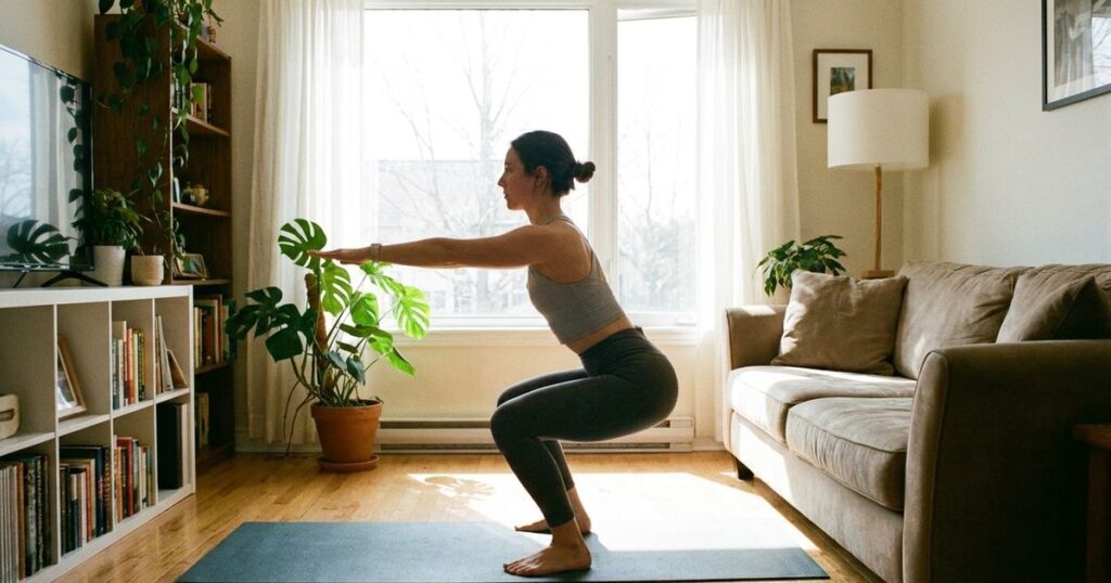 3 exercícios eficazes para tonificar as pernas em casa, sem usar pesos