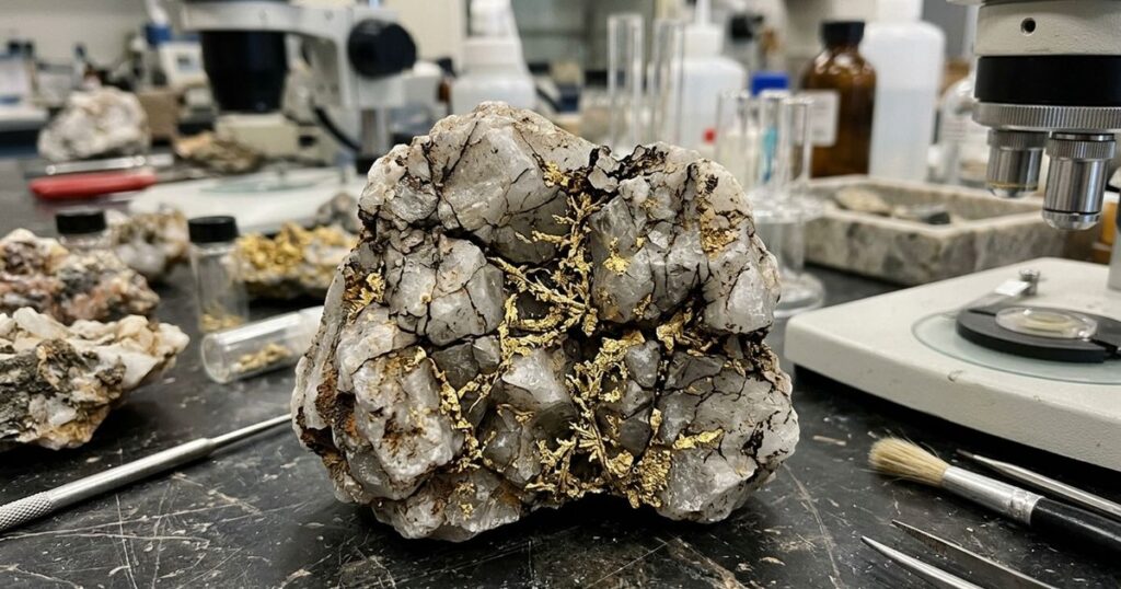 Geólogos passaram séculos sem entender por que as pepitas de ouro surgem acumuladas nos mesmos pontos do quartzo, e a resposta estava nos terremotos