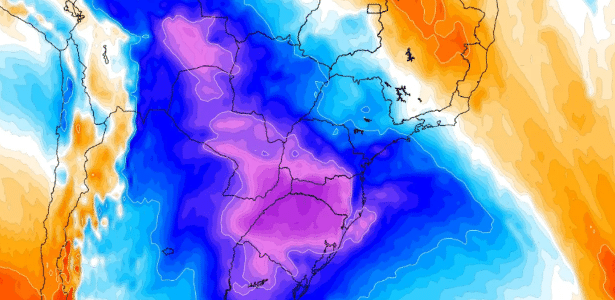 Previsão aponta para temperaturas abaixo de zero no Sul do Brasil