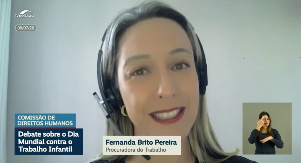 MPT defende no Senado fortalecimento das políticas públicas contra o trabalho infantil