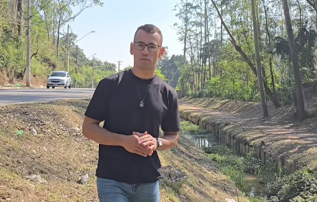Jeferson Leite solicita desassoreamento do Córrego Olaria para reduzir risco de alagamentos em Diadema