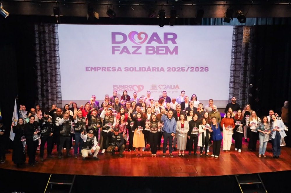 Mauá homenageia empresas que contribuíram com o Fundo Social de Solidariedade