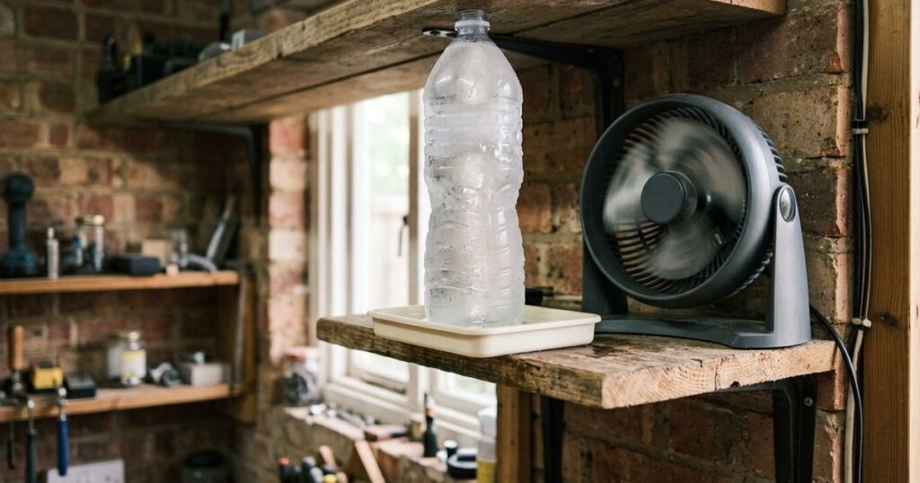 este é o Método Alemão, o truque da garrafa congelada que gela o ambiente