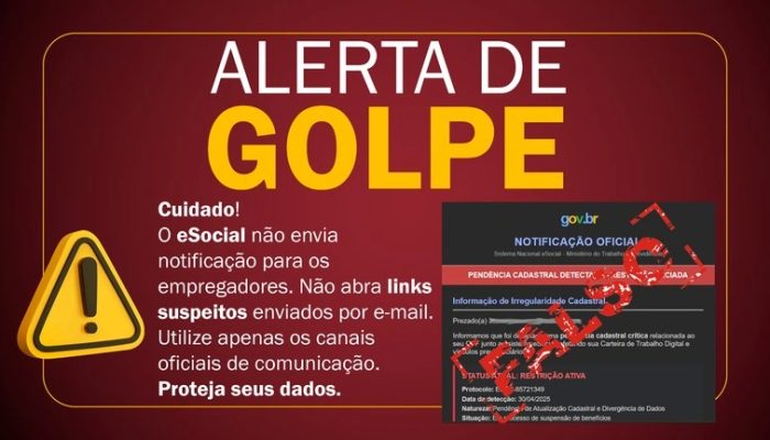 eSocial não envia notificação para os empregadores – Sistema FENACON