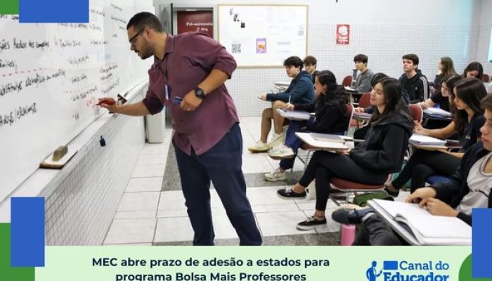Professor em sala de aula