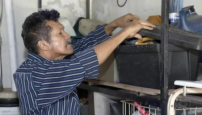 1 de 1Antônio Pereira ficou milionário por poucas horas — Foto: Reprodução/TV Anhanguera