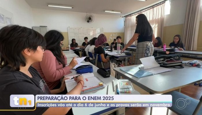 1 de 3Ana Clara Leme Carvalho, moradora de Itapetininga (SP), se prepara para o Enem — Foto: Reprodução/TV TEM