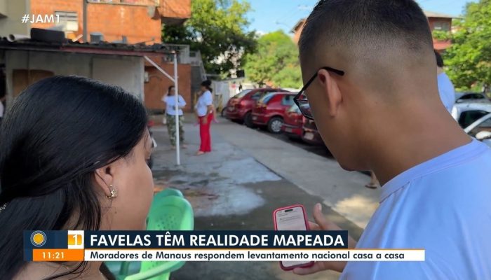 1 de 1Favela localizada em Manaus, capital do Amazonas — Foto: g1 AM