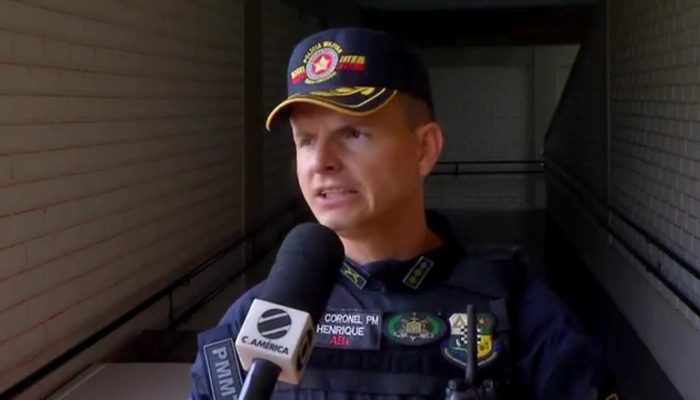 1 de 1Homem é preso por agredir namorada grávida em Tangará da Serra — Foto: Reprodução