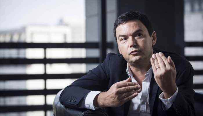 Thomas Piketty durante entrevista à Folha
             -       
        Eduardo Knapp - 27.set.2017/Folhapress