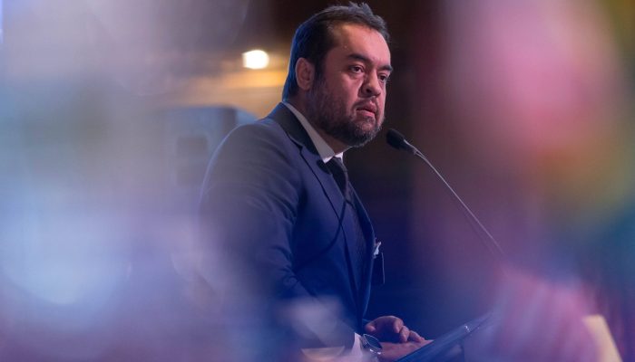 Cláudio Castro, ex-governador do Rio de Janeiro, durante o Lide Brazil Investment Fórum no Havard Club na cidade de Nova York nos Estados Unidos, em maio de 2024, quando teve eventos bancados pelo ex-banqueiro Daniel Vorcaro
             -       
        Vanessa Carvalho - 14.mai.24/Divulgação Lide
