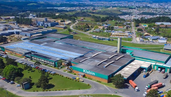 Unidade da empresa Klabin na cidade de Lages, em Santa Catarina
             -       
        Divulgação